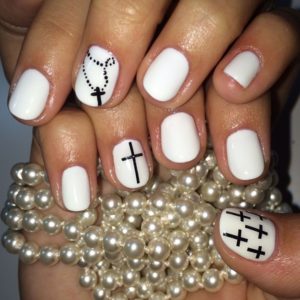 Nail Designs with Crosses