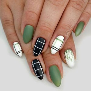 Sage green nail designs